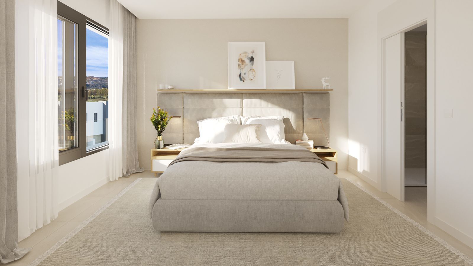 11 modern bedroom with city view